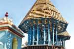 திருக்காமீஸ்வரர் கோவில் தேருக்கு புதிய இரும்பு சக்கரங்கள் வழங்கல்