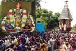 மீஞ்சூர் வரதராஜ பெருமாள் கோவில் புதிய தேர் வெள்ளோட்டம்!