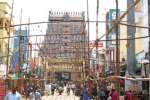 சிதம்பரம் நடராஜர் கோவிலில் பந்தல் அமைக்கும் பணி தீவிரம்!