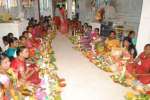 முத்துமாரியம்மன் கோவிலில் திருவிளக்கு பூஜை