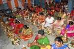 பூந்தோட்டம் கோவிலில் 1008 திருவிளக்கு பூஜை