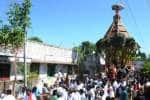 மாரியம்மன் கோவிலில் திருத்தேர் வெள்ளோட்டம்