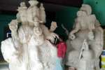 கச்சிராயபாளையம்  பகுதியில் விநாயகர் சிலை பணி தீவிரம்