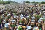 புதுச்சேரி பிரத்தியங்கிரா காளிக்கு பால் குட ஊர்வலம்