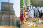 திருத்தணி முருகன் கோவில் ராஜகோபுர பணி :4 ஆண்டுகளுக்கு பின் மீண்டும் துவக்கம்