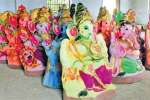 ஸ்ரீவில்லிபுத்துார் விநாயகர் ஊர்வலத்திற்கு 252 சிலைகள் தயார்