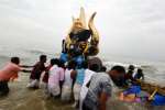 சென்னையில் ஒரே நாளில் 2,145 விநாயகர் சிலைகள் கடலில் கரைப்பு