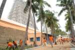தி.மலை அருணாசலேஸ்வரர் கோவிலில் உழவாரப்பணி: 50 பேர் பங்கேற்பு