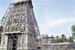இந்தளூர் மணம்புரீஸ்வர் கோவில் கோபுரம் சீரமைக்கும் கிராம மக்கள்!