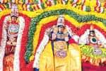திண்டுக்கல் அபிராமி அம்மன் கோயிலில் படியளக்கும் நிகழ்ச்சி