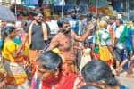 தொடர் விடுமுறையால் பழநிக்கு படையெடுத்த பாதயாத்திரை பக்தர்கள்