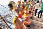 திருவண்ணாமலை, சமயபுரம் கோவில்களில் கும்பாபிஷேகம் கோலாகலம்