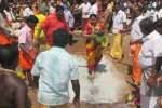 சூடாமணி மாசாணி அம்மன் கோவில் பூக்குழி விழா கோலாகலம்