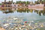 குப்பை கழிவுகளால் பாழானது ஆனந்தபுஷ்கரணி