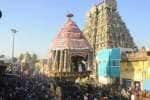 சிவசிவ கோஷம் முழங்க ஜம்புகேஸ்வரர் தேரோட்டம் கோலாகலம்