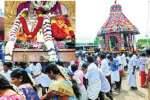 திருவெற்றியூர் பாகம்பிரியாள் கோயில் சித்திரை திருவிழா தேரோட்டம்