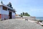 சேதுக்கரை ஆஞ்சநேயர் கோயிலை நெருங்கி வரும் கடல்