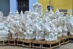 விநாயகர் சதுர்த்தி விழாவுக்காக சிலை தயாரிக்கும் பணி தீவிரம்