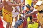 சாணார்பட்டி கோயில் விழாக்களில் பக்தர்கள் தலையில் தேங்காய் உடைப்பு