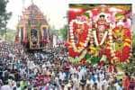 தாடிக்கொம்பு சவுந்திரராஜ பெருமாள் கோயில் ஆடி திருவிழா தேரோட்டம்