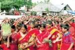 வத்திராயிருப்பில் ஆடிப்பூர ஊர்வலம்