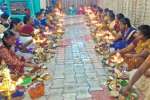 முத்துமாரியம்மன் கோயிலில் மழை வேண்டி 108 திருவிளக்கு பூஜை