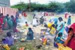 திருத்தணி ஜாத்திரை விழா: பொங்கலிட்டு வழிபாடு