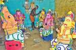 விநாயகர் சதுர்த்தியை முன்னிட்டு காரைக்குடியில் 117 சிலைகள்