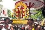 காஞ்சிபுரத்தில் வேதாந்த தேசிகர் புறப்பாடு