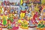 விளாச்சேரியில் நவராத்திரி கொலு பொம்மைகள்