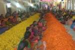 திருப்பதி பிரம்மோற்சவத்துக்கு 6,000 கிலோ பூமாலை வழங்கல்