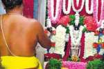 ராபர்ட்சன்பேட்டை பெருமாள் கோவில் தெப்பக்குளம் திறப்பு, பக்தர்கள் மகிழ்ச்சி