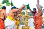 பேரூர் பட்டீஸ்வரர் கோவிலில் கொடிமரம் கும்பாபிஷேகம்