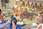 வழிவிடு முருகன் கோயிலில் சனி பெயர்ச்சி சிறப்பு பூஜை