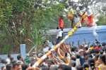 மூங்கிலணை காமாட்சியம்மன் கோயிலில் மகா சிவராத்திரி முகூர்த்தக்கால் நடல்