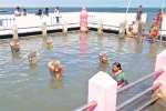 வெயிலால் தேவிபட்டினம் நவபாஷாணம் வரும் பக்தர்கள் குறைவு