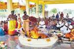 நடுவீரப்பட்டு பிரித்தியங்கரா தேவி கோவிலில் நிகும்பலா யாகம்