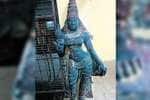 பெசன்ட்நகர் கடற்கரையில் கரை ஒதுங்கிய பழங்கால சிலை