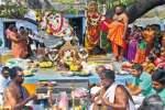 மழை வேண்டி.. சீர் வரிசையுடன் நடந்த அரசு - வேம்பு திருமணம்