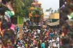 பெண்கள் மட்டும் வடம் பிடித்த முருகன் கோயில் தேரோட்டம்
