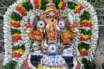 பகவதியம்மன் கோவில் திருவிழாவில் விநாயகருக்கு சந்தனக்காப்பு அலங்காரம்