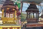 ஏகாம்பரநாதர் கோவில் தங்கத்தேர் பணி முடக்கம் : தாமதமாவதால் பாகங்கள் முறிவு