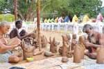 புரவி எடுப்பு விழாவிற்கு தயாராகும் சிலைகள்