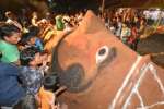 வெளிப்பட்டினம் திரவுபதி அம்மன் கோயிலில் துரியோதனன் களப்பலி