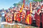 தாமிரபரணியில் மகாபுஷ்கரம் பூமி பூஜையில் ஜீயர்கள் பங்கேற்பு
