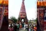 திருவிடைமருதூர் மகாலிங்கசுவாமி கோவிலில் புதிய தேர் வெள்ளோட்டம்