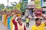 மானாமதுரை மாரியம்மன் கோயிலில் முளைப்பாரி உற்ஸவ விழா