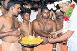 விநாயகர் சதுர்த்தி ஆயத்தம்: காப்பு கட்டி விரதம் துவக்கம்