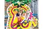பிள்ளையார்பட்டியில் சதுர்த்திவிழாவை முன்னிட்டு சிவபூஜை அலங்காரம்
