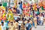 மதுரையில் விநாயகர் சிலைகள் வைகையில் கரைப்பு